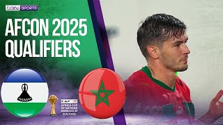 Lesotho LES vs Morocco MAR  AFCON 2025 Qualifiers HIGHLIGHTS  090924  beIN SPORTS USA [upl. by Sinnal]