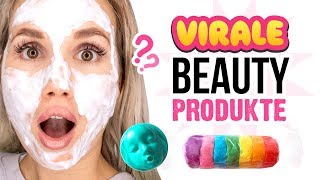 VIRALE Beautyprodukte im LIVE TEST Gummi Maske Schoko Zahnpasta Makeup  Schönheits Produkte [upl. by Michi]