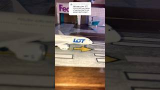 LOT airlines flight 4044 FAKE ​⁠AN255Markaviation aviation dayinapilotslife courier [upl. by Anella]