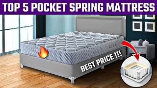 Top 5 Best Pocket Spring Mattress In India 2024  Pocket Spring Mattress Review 2024 [upl. by Arlon311]