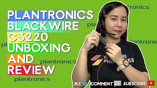 Plantronics Blackwire 3220 Noise Cancelling USB Headset Review and Unboxing  Work From Home Headset [upl. by Gunnar]