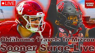 OU Football Sooners to take on Mizzou on road  Live Call Ins  Sooner Surge Live [upl. by Lukin756]