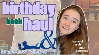 BIRTHDAY BOOK HAUL  Brand new releases  Am I Romantasy girlie now [upl. by Atnim973]