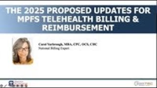 The 2025 Proposed Updates For MPFS Telehealth Billing amp Reimbursement [upl. by Hwang]