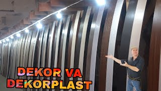 DECOR VA DEKOR PLAST GULAR NARHLAR [upl. by Golter486]