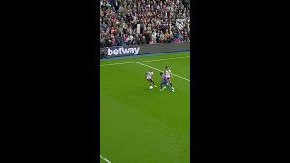 WanBissaka starts the play before Souček finishes it with a sweet strike 🚁 westham football [upl. by Kopp577]