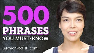 500 Phrases Every German Beginner Must Know [upl. by Gottuard]