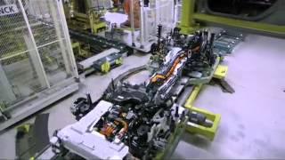 2014 Volvo V60 PlugIn Hybrid production scenes  natural sound [upl. by Merilee186]