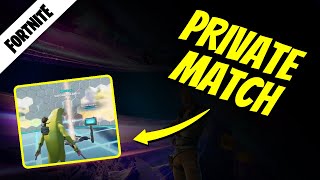 How to Make a Private Match in Fortnite [upl. by Newbold233]