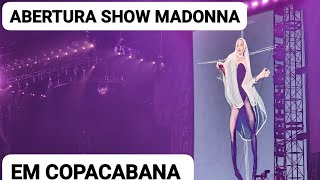 ABERTURA SHOW MADONNA COPACABANA 2024 [upl. by Suivat]