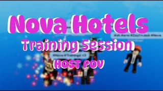 HOSTING A TRAINING  Nova Hotels  SHR POV [upl. by Winsor40]