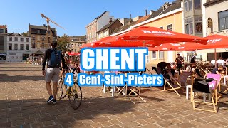 Ghent Belgium GentSintPietersUniversity 🇧🇪 4K Walking Tour [upl. by Sauls362]