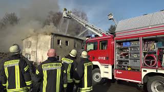 Drei Todesopfer bei Großbrand in Arnsberg [upl. by Cung]