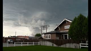 Tornado trying to form Scottsbluff Nebraska [upl. by Mehalek645]