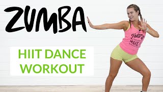 ZUMBA DANCE STYLE HIIT WORKOUT [upl. by Nevai]