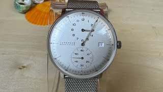 Junghans Max Bill Regulator Silver Dial [upl. by Conant]