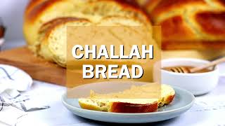 Easy Challah bread Recipe with Honey  Southern Plate [upl. by Yra]