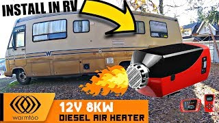 DIESEL HEATER INSTALLED IN RV [upl. by Granville]