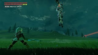 Zelda BOTW Fierce Deity Link VS Silver Lynel Fierce Deity Sword Only [upl. by Llevart730]