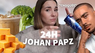 24H JE MANGE COMME LE YOUTUBEUR JOHAN PAPZ et cest quelque chose [upl. by Maurreen]