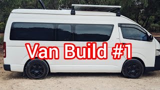 Toyota Hiace Campervan conversion part 1 Removing seats amp wheelchair lift [upl. by Soni593]