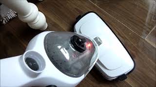 BUDGET STEAM CLEANER MOP  REVIEW AND DEMO 2024 [upl. by Alemahs]