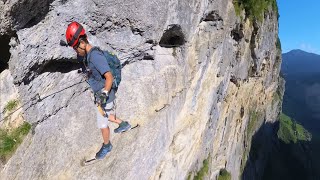 Murren to Grimmelwald via ferrata [upl. by Kan]