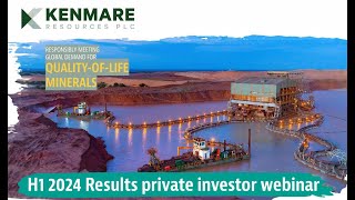 Kenmare Resources HY24 Investor Webinar August 2024 [upl. by Aretahs684]