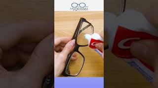 How To Fix The Scratches On Glasses shorts [upl. by Karli]