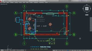 ☻Plan en live 06  AutoCad en 3D [upl. by Hnid]