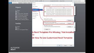 Revit Template Missing or Not Installed Solution  Revit MEP [upl. by Ardnaed242]