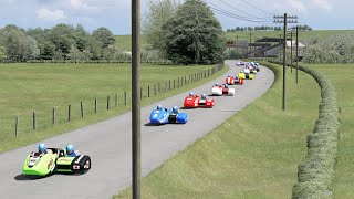 Assetto Corsa Sidecar Chaos at Dundrod TT [upl. by Philomena227]