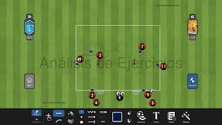 Ejercicio Físico Técnico con definición Graficando en TACTICALPAD [upl. by Isidro]