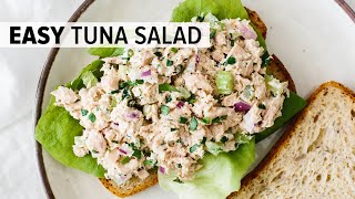 BEST TUNA SALAD RECIPE  easy amp healthy [upl. by Einberger]