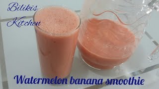 Watermelon Banana Smoothie [upl. by Iaw]