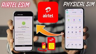 Airtel eSim Activation 2024  Airtel eSIM Activate Kaise Kare  How to Activate esim in iphone [upl. by Berardo]