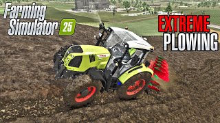 FS25 EXTREME PLOWING [upl. by Fishback408]