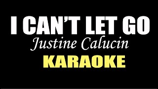 I CANT LET GO KARAOKE BY JUSTINE CALUCIN  HARMONICA BAND  AIR SUPPLY karaoke instrumental [upl. by Namara]