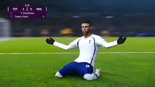 RICHARLISOOOONN SCORE FOR TOT  PES 2021 GAMEPLAY [upl. by Ntsud]