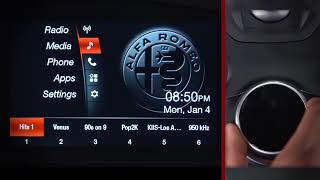 Information and Entertainment System  Overview  2018 Stelvio  Alfa Romeo [upl. by Shaffert]