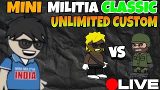 Mini Militia Classic Live  Mini Militia Classic Live Custom Room  Mmc Live [upl. by Alyse]