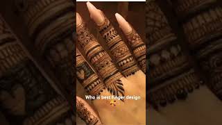 Finger design by anshika mehndi art p3q [upl. by Loreen289]