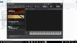 KONTAKT 560  Como ativar as Livrarias  Library [upl. by Atela]