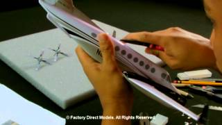 How it works The custom aircraft scale model order process [upl. by Ahsiel]