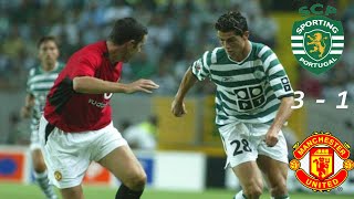 Cristiano Ronaldo  Sporting Lisbon vs Manchester United 31 The Match That Made The World Know CR7 [upl. by Anwahsad]