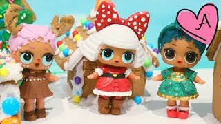 Bebes LOL Serie Navideña DIY con ULTRA RARA  Muñecas y juguetes con Andre para niñas y niños [upl. by Ahsekahs]