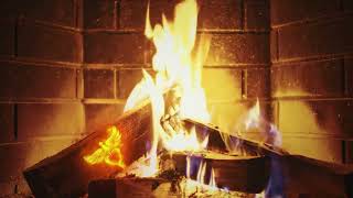 Bon Jovi  Christmas Baby Please Come Home Yule Log Visualizer [upl. by Ludewig590]