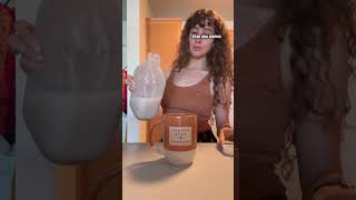 Easy nondairy pumpkin spice latte at home 🎃 ☕️ [upl. by Leval]