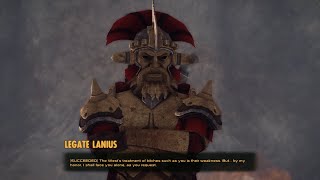 The only time Legate Lanius says a curse word  Fallout New Vegas [upl. by Anirbes]