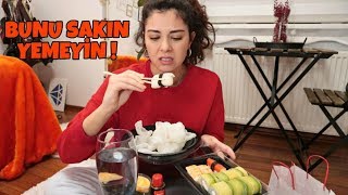 🍣🍤 Değişik Sushileri Denedim   Mukbang  Ayşe Şeyma Keten [upl. by Judah]